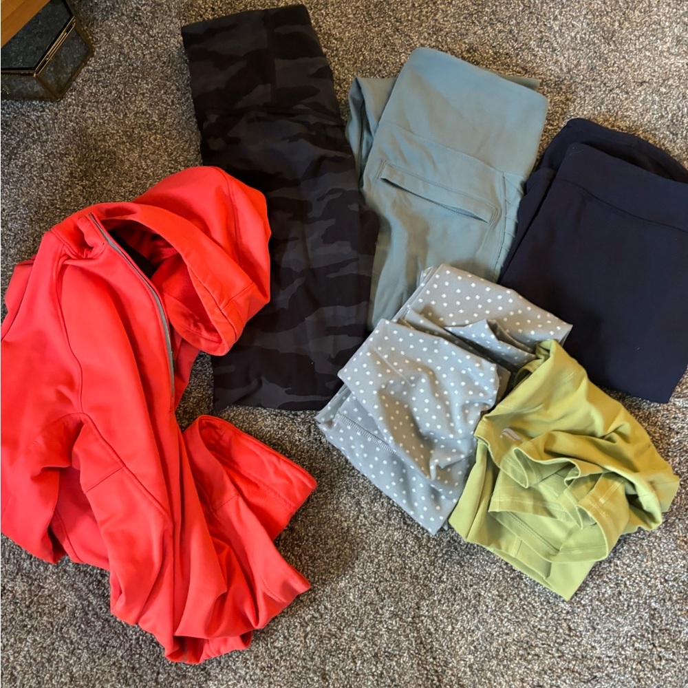 lululemon, athleta, etc Mixed Activewear Bundle